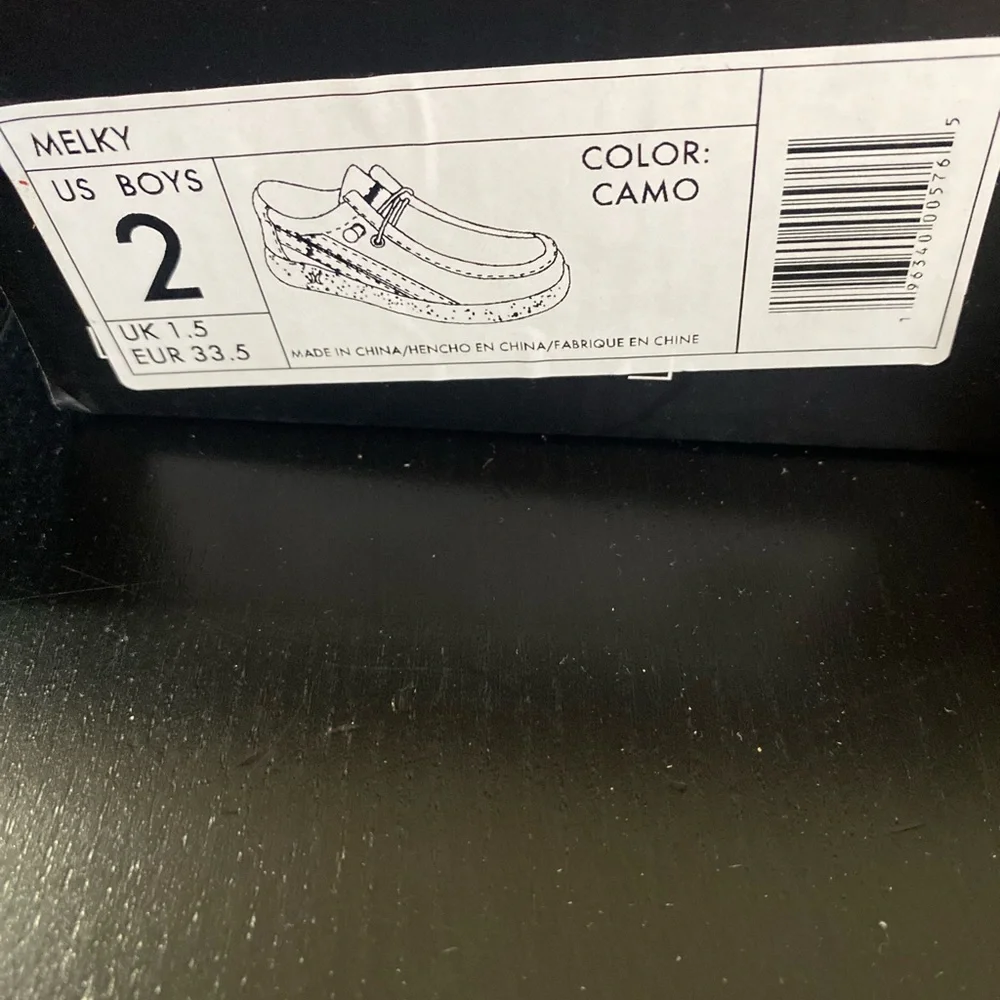Hurley Kids Moccasins in Camo